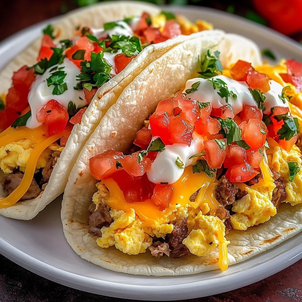 3 Minute Breakfast Tacos
