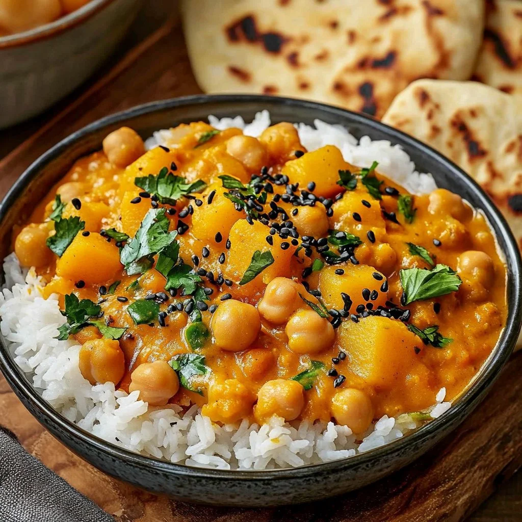 Butternut Squash and Chickpea Curry