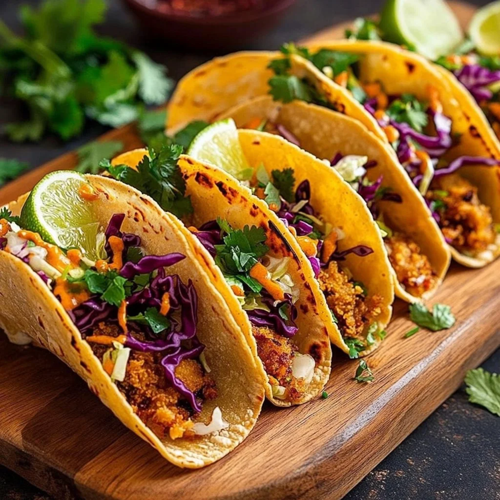 Crispy Chicken Wonton Tacos Recipe
