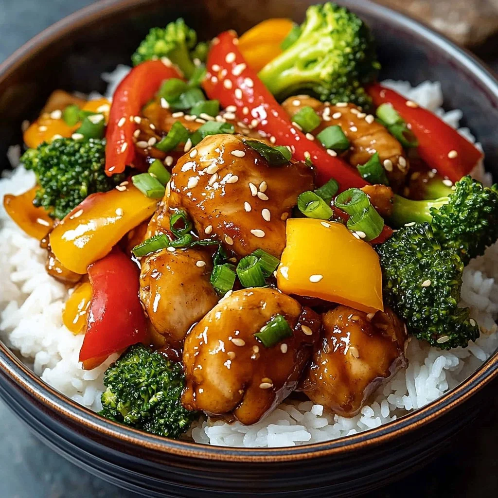 Crock Pot Teriyaki Chicken and Rice