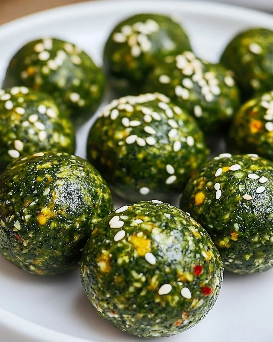 Easy No-Bake Matcha Energy Balls