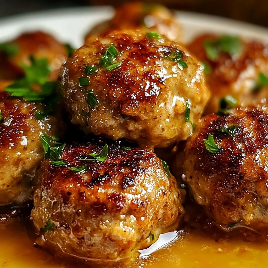 Garlic Parmesan Chicken Meatloaves