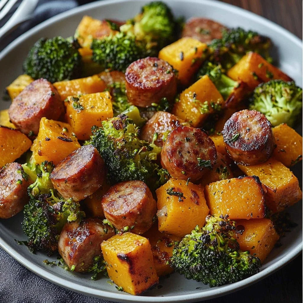 Honey Garlic Sheet Pan Sausage