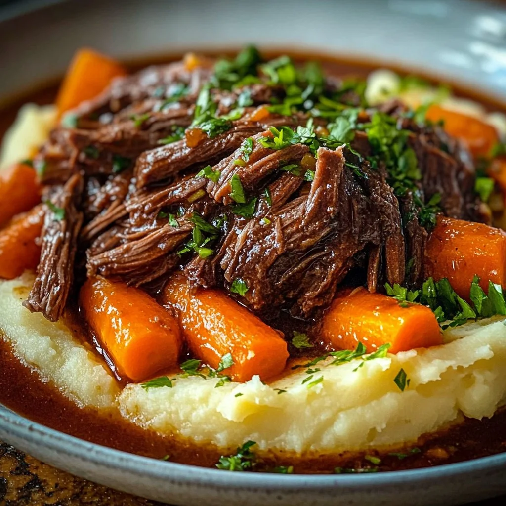 Italian Style Slow-Cooked Pot Roast