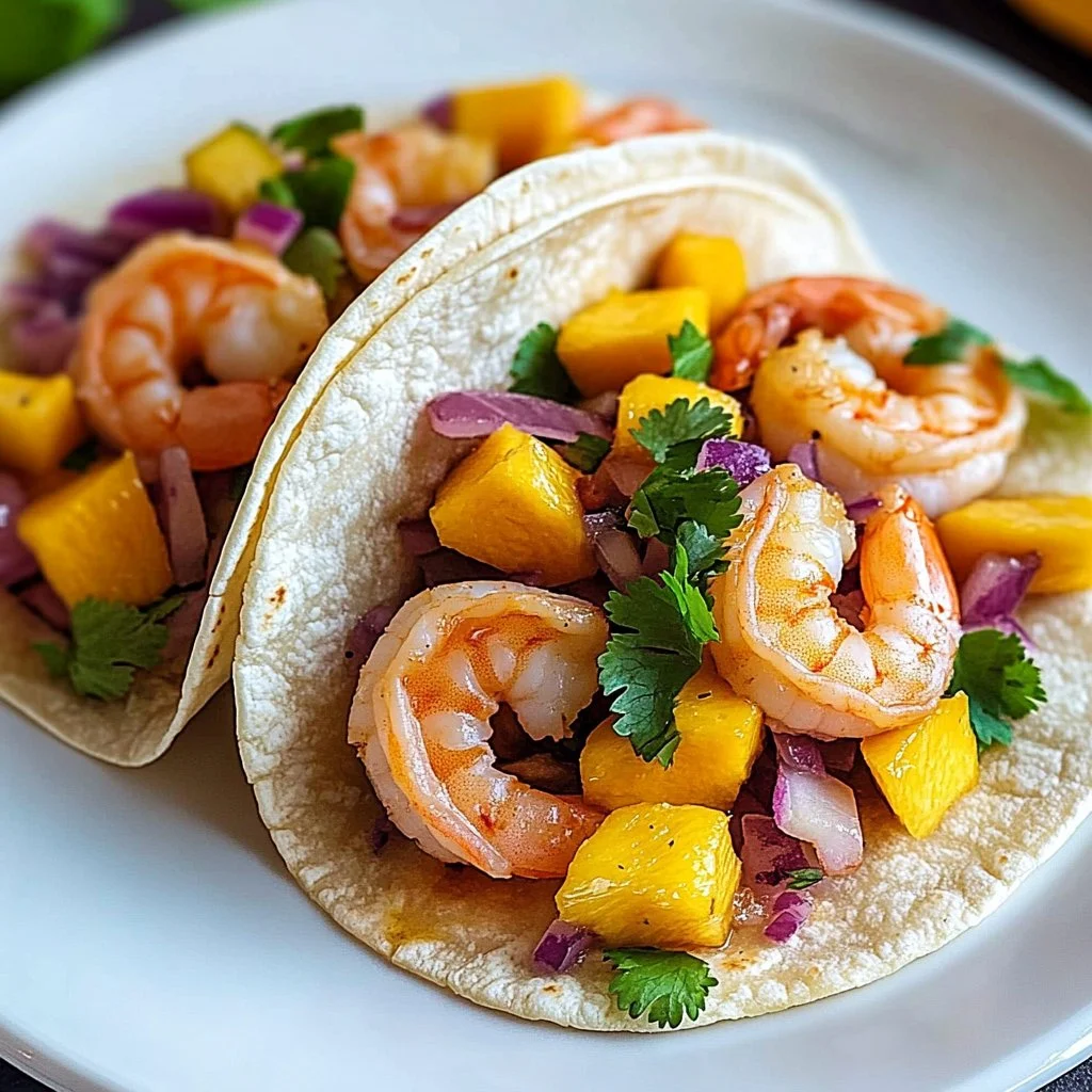 Shrimp Tacos with Mango Salsa