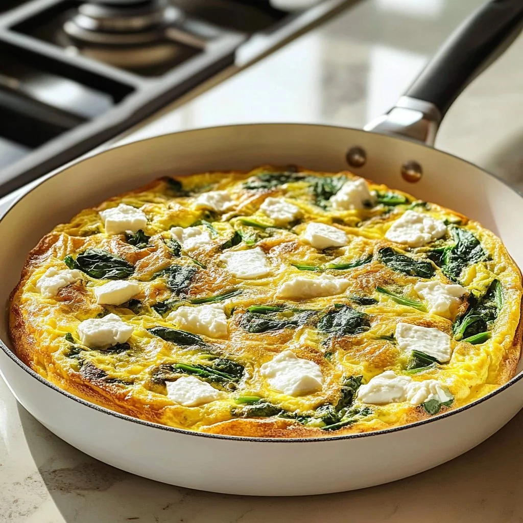 Spinach and Feta Frittata